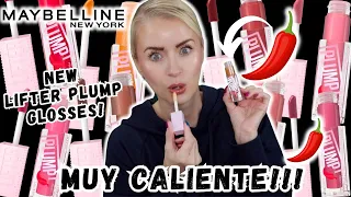 NEW Maybelline LIFTER PLUMP Lip Glosses | ALL 8 Shades SWATCHED | Steff's Beauty Stash