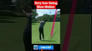 Rory Mcilroy Iron Swing Slow Motion #shorts