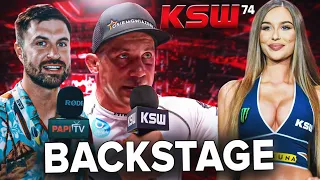 BACKSTAGE - KSW 74 | RELACJA PAPITV | JANIKOWSKI, KAZIECZKO, ROMANOWSKI, DE FRIES