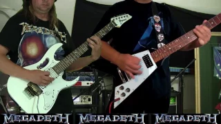 Megadeth Tornado of Souls dual guitar cover with Arnold (and solo)