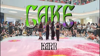 [KPOP IN PUBLIC | BUSKING] KARD (카드) 'Cake' Dance Cover | Fixed Cam Performance