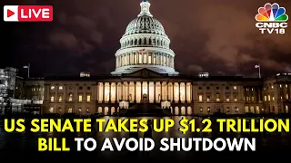 LIVE: US Senate Late-Night Voting to Avert Partial Government Shutdown | US Congress News | IN18L