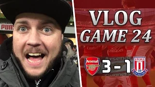 Arsenal 3 v 1 Stoke | Is This The Sign Of Champions | Matchday Vlog | Game 24