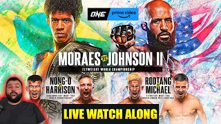 ONE On Prime Video 1 Adriano Moraes vs Demetrious Johnson 2 Livestream Watch Along