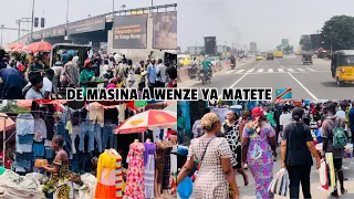 DE MASINA AU MARCHÉ DE MATETE, COMMUNE DE MATETE, KINSHASA 🇨🇩