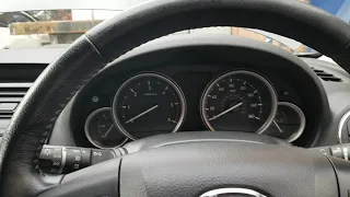 Mazda Mazda6 dpf/service indicator reset without computer manual procedure