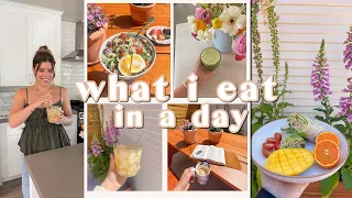 WHAT I EAT IN A DAY! | high-protein breakfast, lunch, and dinner ideas! + grocery shop with me