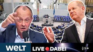AUSWIRKUNG DES UKRAINE-KRIEGES: Bundestag - Harte Fragen an Kanzler Scholz | WELT Live dabei