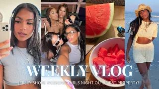 WEEKLY VLOG ♡ (JERSEY SHORE HOUSE, BEACH PHOTOSHOOT, BUYING OUR FIRST PROPERTY, SUMMER VIBE NIGHT +)