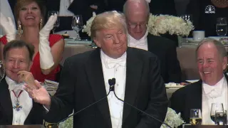 SPECIAL REPORT:  Trump and Clinton trade biting jokes at Al Smith Dinner.