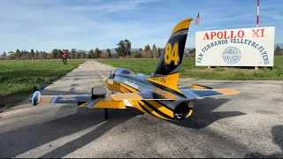 Global jet club L-39 1/4.5 scale with Acex190 Maiden flight !! Flown by Victor Rc jets ..