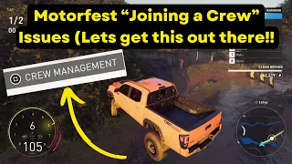 The Crew Motorfest Has Some Issues with Joining a Crew… (Invisible friends, Disappearing & More)