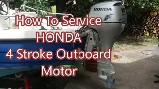 How To Service 4 Stroke Outboard Motor EASY - Πώς να κάνεις Service σε εξωλέμβια μηχανή σκάφους