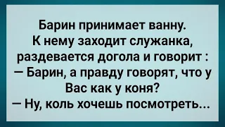 У Барина Хозяйство Как у Коня! Сборник Веселых Анекдотов! Юмор!