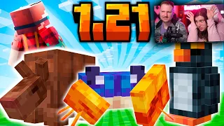 Мобы Краб, Броненосец и Пингвин в Майнкрафт 1.21 (Minecraft Live 2023) | РЕАКЦИЯ на Неркина