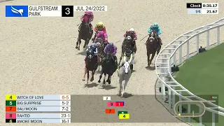 Gulfstream Park Carrera 3 - 24 de Julio 2022