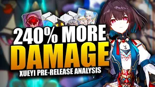 MOST BROKEN 4 STAR DPS! | XUEYI PRE-RELEASE ANALYSIS | HONKAI STAR RAIL