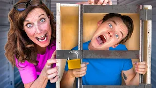 MY CRAZY NEIGHBOR TRAPPED ME IN AN UNBREAKABLE BOX!! *Can't Escape*