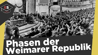Phasen der Weimarer Republik von 1918-1933 - Weimarer Republik Zusammenfassung einfach erklärt!