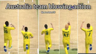 Australia team blowing action in real cricket 24 || @iam_sravan || real cricket 24 gameplay