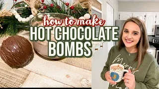 HOW TO MAKE HOT CHOCOLATE BOMBS | HOT CHOCOLATE BOMB TUTORIAL | HOT COCOA BOMBS