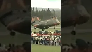 Swedish Pilot Does Crazy Things With CHINOOK Helicopter