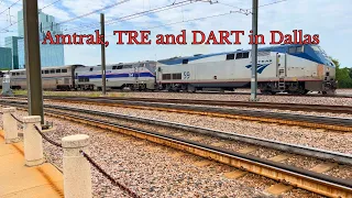 Amtrak, TRE and DART  Trains (Dallas, TX)