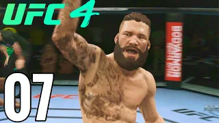 UFC 4 Career Mode Walkthrough Part 7 - BEAUTIFUL FINISH!