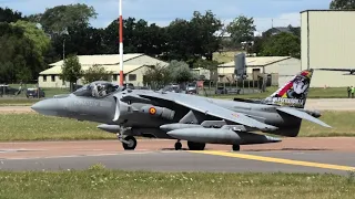 Spanish Navy AV-8B Harrier II Departures at RIAT 2023