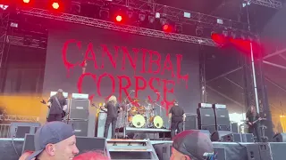 Cannibal Corpse Scourge Of Iron Live 9/8/2022 VIR Blue Ridge Rock Festival Alton,VA 60fps