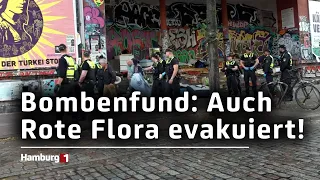 500 Pfund Bombe in der Sternschanze: Sechs Stunden lange Entschärfung am Ende erfolgreich