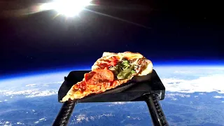 I Sent A Slice Of Pizza To Space, Then Ate It