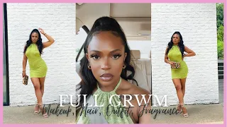 FULL GRWM| BRUNCH DATE!! MAKEUP + HAIR + OUTFIT + FRAGRANCE