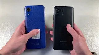Samsung Galaxy A03 vs Samsung Galaxy A03 Core