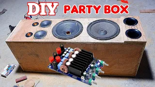 🤑🔥Party Box कैसे बनाऐ!! Full video.. 200w class d amplifier wala Party Box !!!!