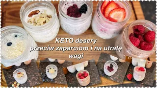 KETO desery z chia na 5 DNI! Doskonałe na chudnięcie i przy zaparciach!