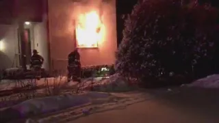 Hoverboard explosion caught on surveillance video