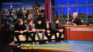 Entrevista do One Direction no David Letterman - Legendado