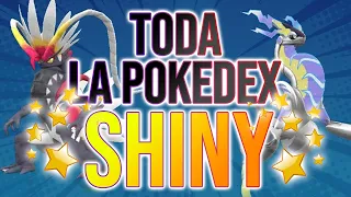 ¡MI REACCIÓN a TODA la POKÉDEX SHINY de POKÉMON ESCARLATA Y PÚRPURA!