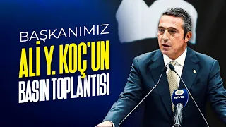 Başkanımız Ali Y. Koç'un Basın Toplantısı