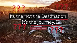 Journey vs. Destination: Learning to Love the Process