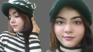 5 Minute Viral COLD GIRL MAKEUP❄️!!Makeup for winter!!Winter makeup tutorial!!@stylebysimra