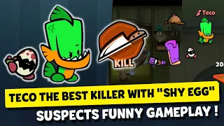 TECO THE BEST KILLER WITH "SHY EGG" PET ! SUSPECTS MYSTERY MANSION FUNNY GAMEPLAY #80