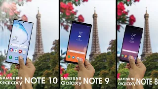 Samsung Galaxy Note 10 vs Note 9 vs Note 8 : Which one is best