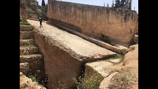 The Megalithic Limestone Quarry At Baalbek In Lebanon