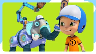 Rusty’s Baseball Bot and MORE | Rusty Rivets | Cartoons for Kids