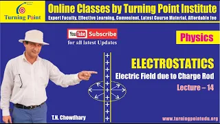 CLASS 12-PHYSICS-ELECTRIC FIELD DUE TO CHARGED ROD-UNIT-O1- NCERT-CBSE-NEET-JEE-LECTURE-14