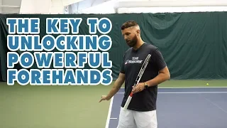 How To Unlock MASSIVE Forehand POWER 💪 - Tennis Lesson