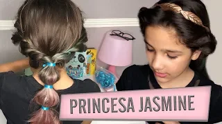PENTEADO PRINCESA JASMINE | PRINCESS JASMINE HAIRSTYLE