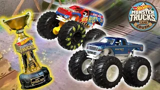 Hot Wheels Monster Trucks Race for The Titan Cup 🏆  Monster Truck Videos for Kids | Hot Wheels